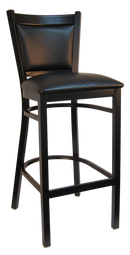 H&D Seating Upholstered Metal Barstool