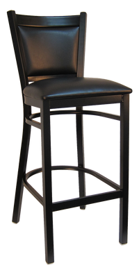 H&D Seating Upholstered Metal Barstool