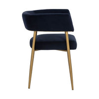 Sunpan Maestro Dining Armchair Abbington Navy / Belfast Heather Grey