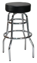 H&D Seating Double Ring Backless Barstool