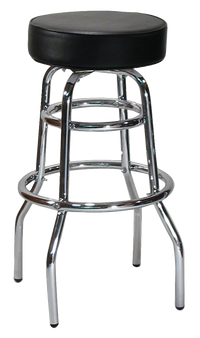 H&D Seating Double Ring Backless Barstool