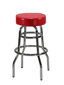 H&D Seating Double Ring Backless Barstool