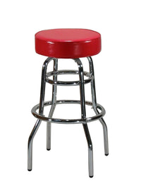 H&D Seating Double Ring Backless Barstool