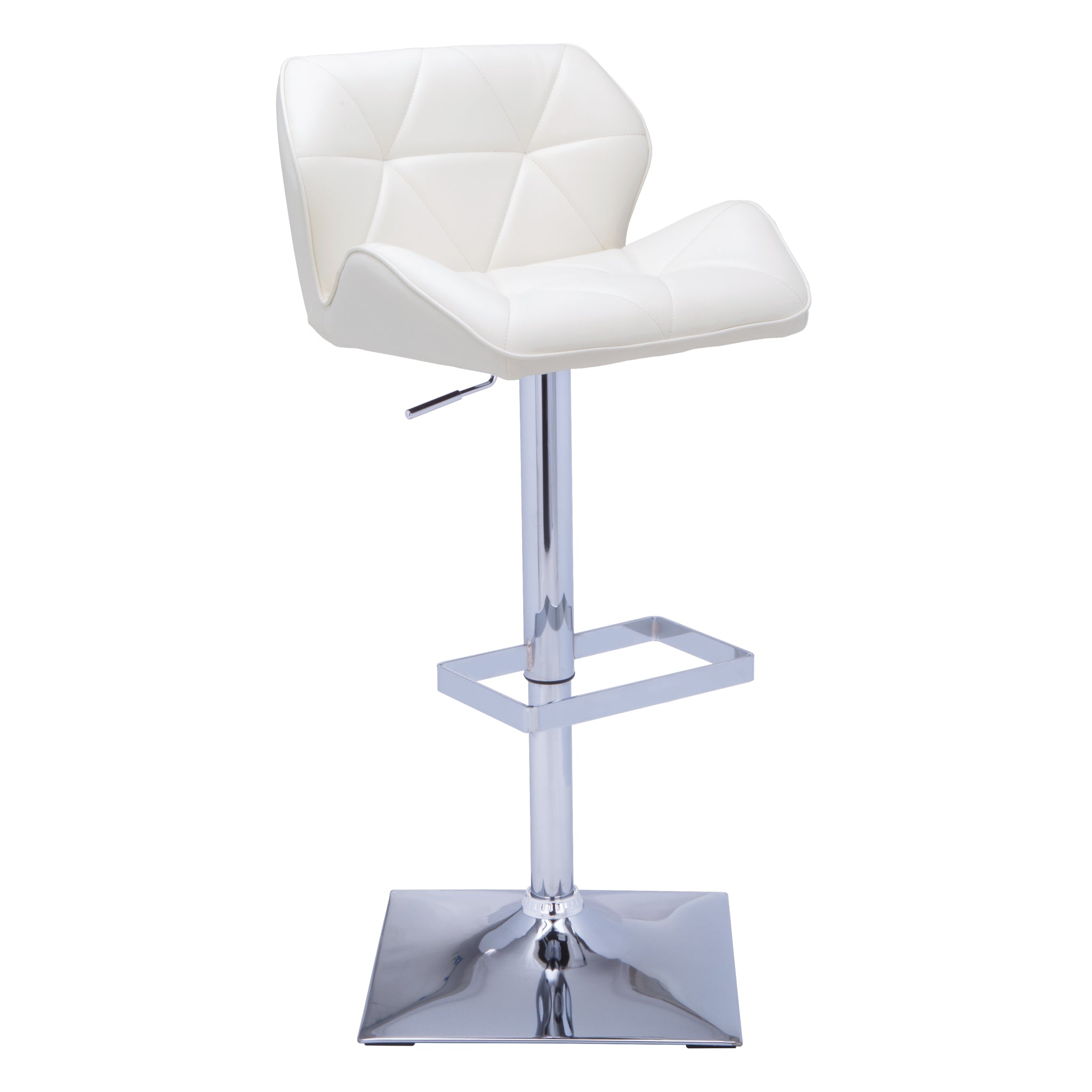 Sunpan Boulton Adjustable Stool in Graphite / Onyx / Snow
