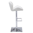 Sunpan Boulton Adjustable Stool in Graphite / Onyx / Snow