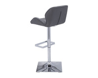 Sunpan Boulton Adjustable Stool in Graphite / Onyx / Snow