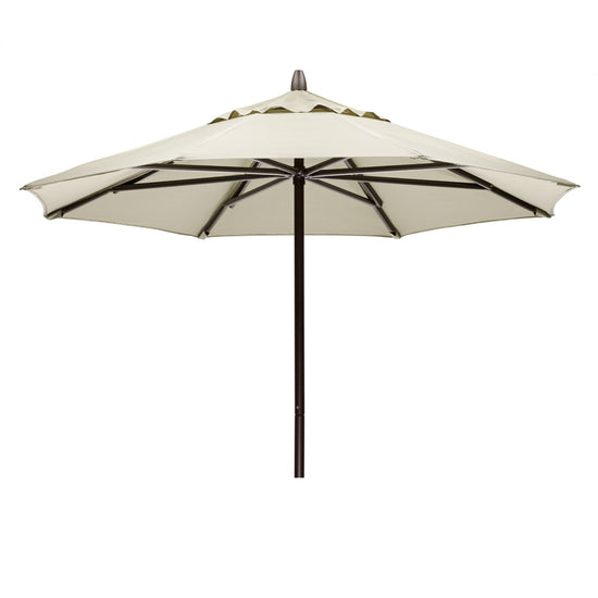 Telescope Casual Commercial Market Umbrella-7 1/2' Powdercoated Aluminum Commercial Market Umbrella-1.5" Pole-8 Ribs