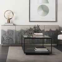 Mercana Roxdale Acid Wash Metal Sideboard