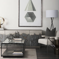 Mercana Roxdale Acid Wash Metal Sideboard