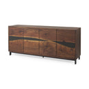 Mercana Hemlock Brown Wood Sideboard