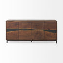 Mercana Hemlock Brown Wood Sideboard