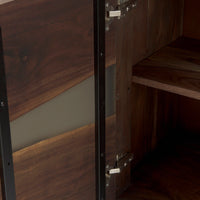 Mercana Hemlock Brown Wood Sideboard