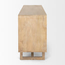 Mercana Heera Light Brown Diamond with Shelf Motif Sideboard
