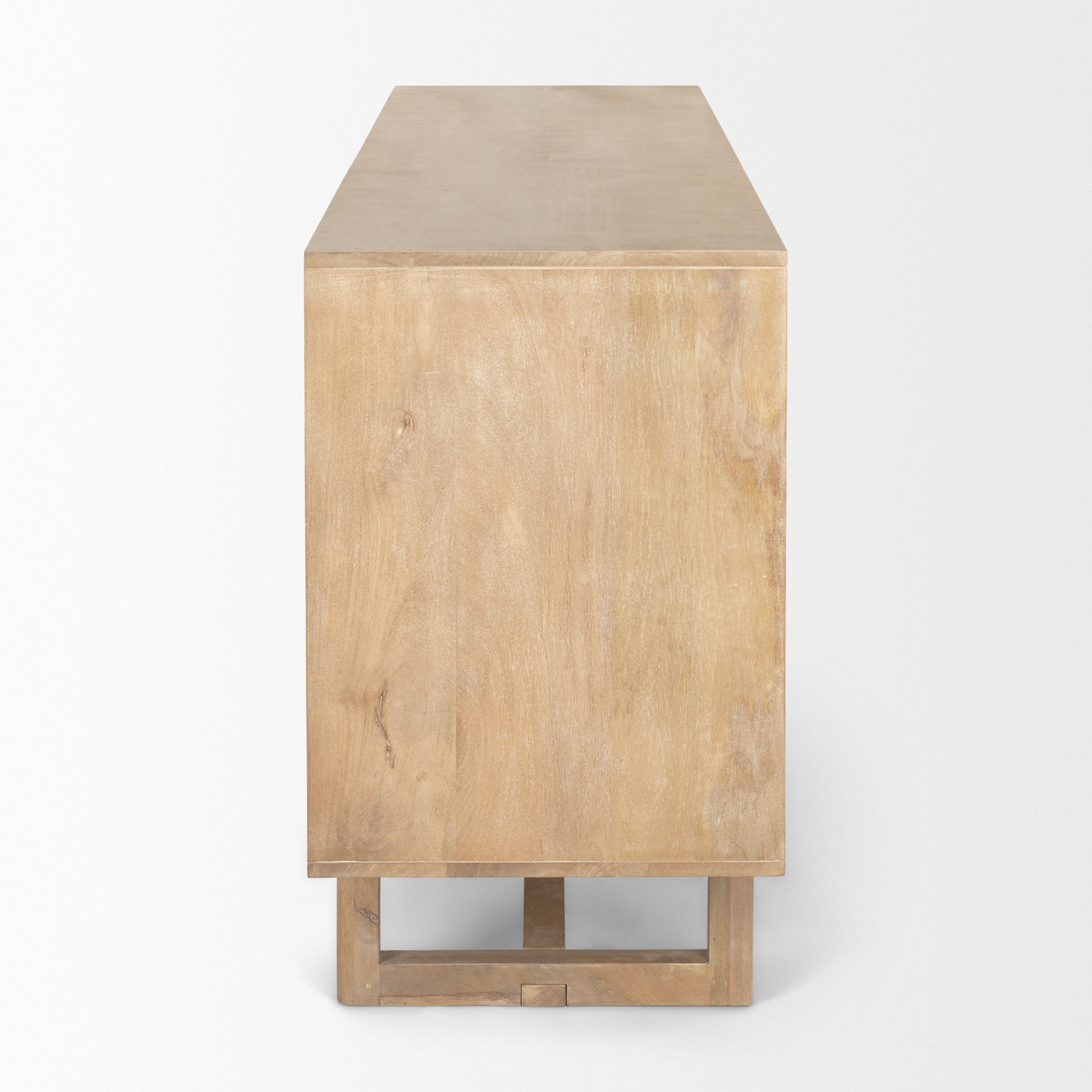 Mercana Heera Light Brown Diamond with Shelf Motif Sideboard