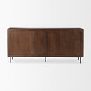 Mercana Lance 70.0L x 15.0W x 32.0H Medium Brown Solid Wood Sideboard