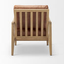 Mercana Raeleigh Tan Faux Leather Accent Chair