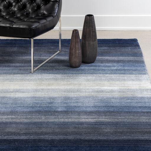 Sunpan Lagos Hand-Loomed Rug - Blue in 5' X 8' / 8' X 10' / 9' X 12'