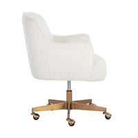 Sunpan Karina Office Chair Cornflower Blue Sky / Copenhagen White