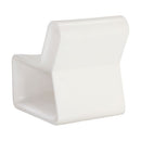 Sunpan Odyssey Lounge Chair Grey / White