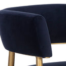Sunpan Maestro Dining Armchair Abbington Navy / Belfast Heather Grey
