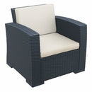 Compamia Monaco Resin Patio Club Chair with Cushion