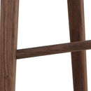 Sunpan Dominic Counter Stool in Black / Walnut / Light Oak