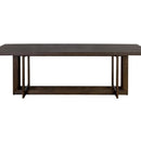 Sunpan Disera Dining Table 96'' in Ash Grey / Dark Brown / Natural