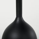 Mercana Talulla 16.5L x 16.5W x 19.7H Matte Black Metal Accent Table