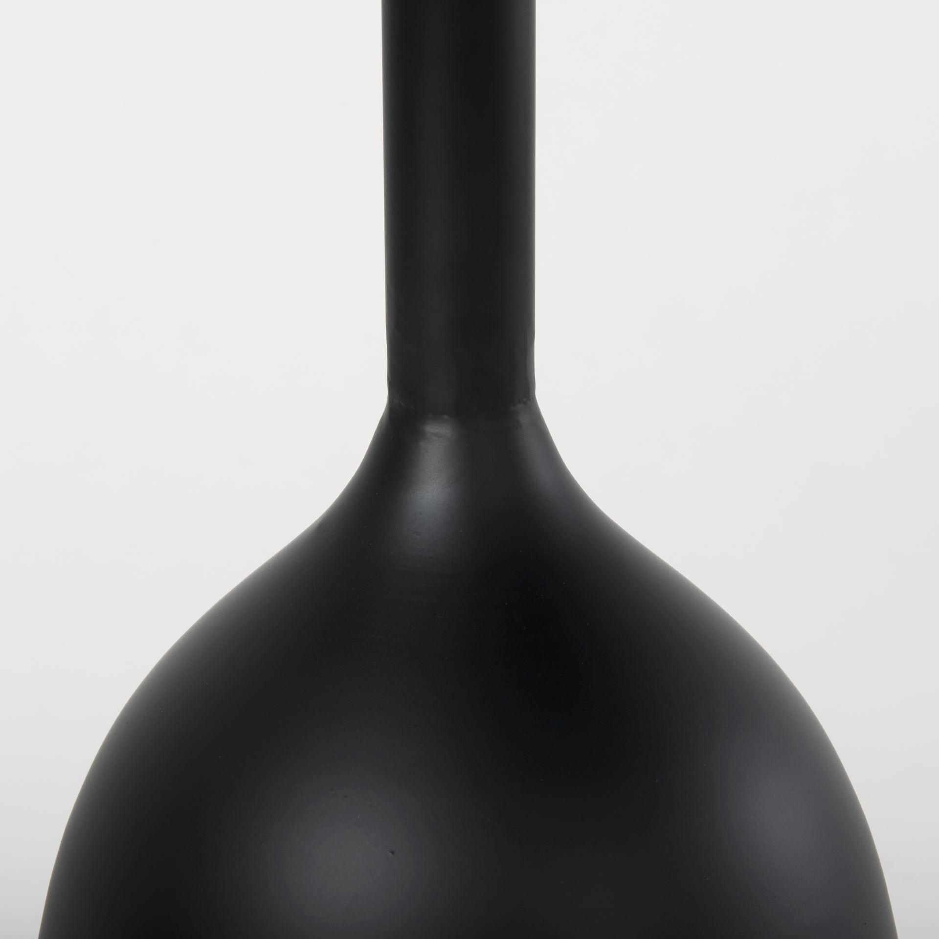 Mercana Talulla 16.5L x 16.5W x 19.7H Matte Black Metal Accent Table