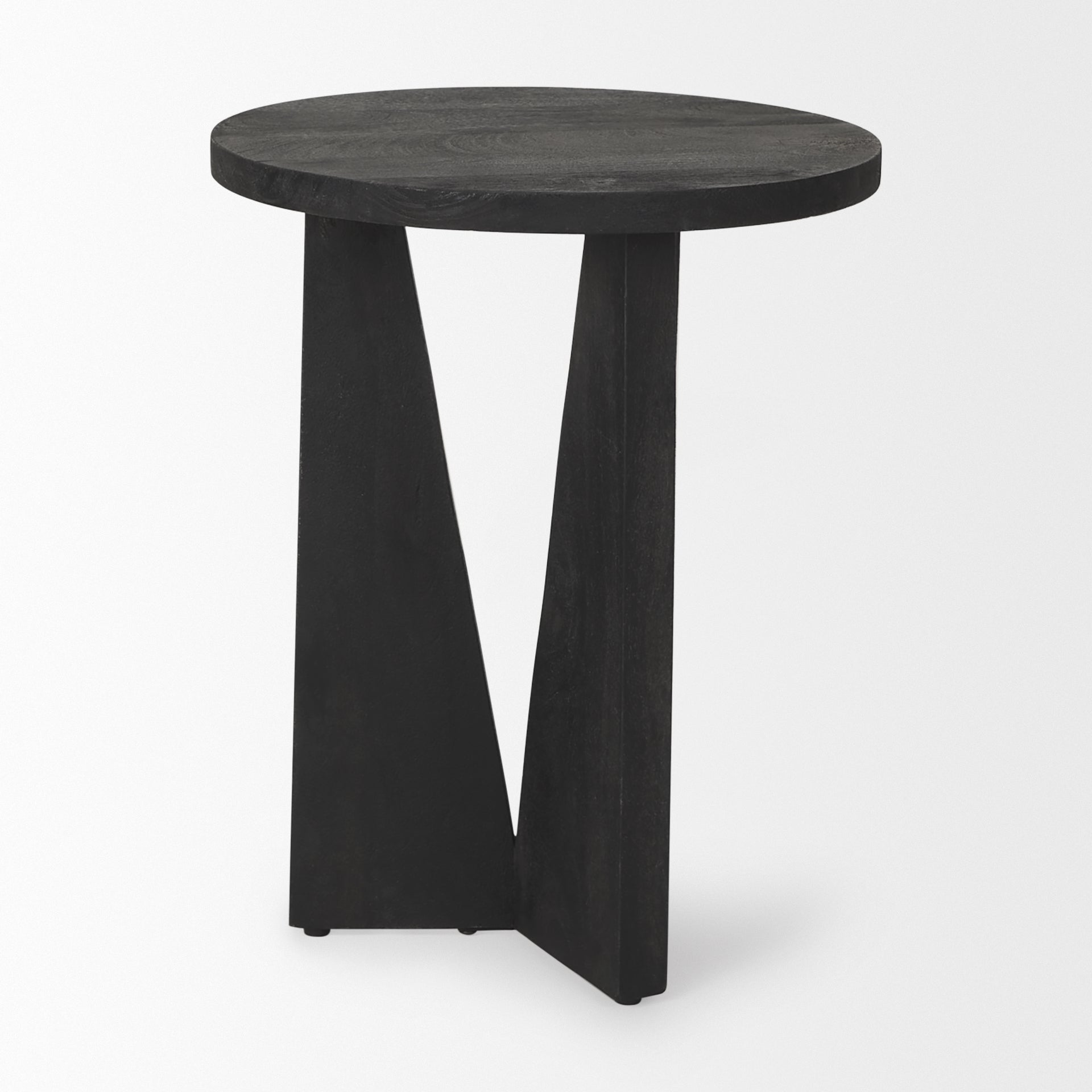 Mercana Mattius Black / Light Wood Accent Table