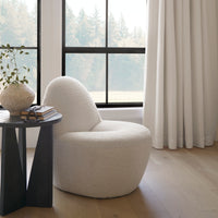 Mercana Mattius Black / Light Wood Accent Table