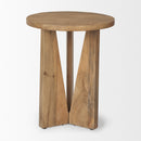 Mercana Mattius Black / Light Wood Accent Table
