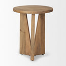 Mercana Mattius Black / Light Wood Accent Table