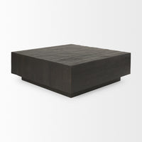 Mercana Hayden Dark / Light Brown Wood Square Coffee Table