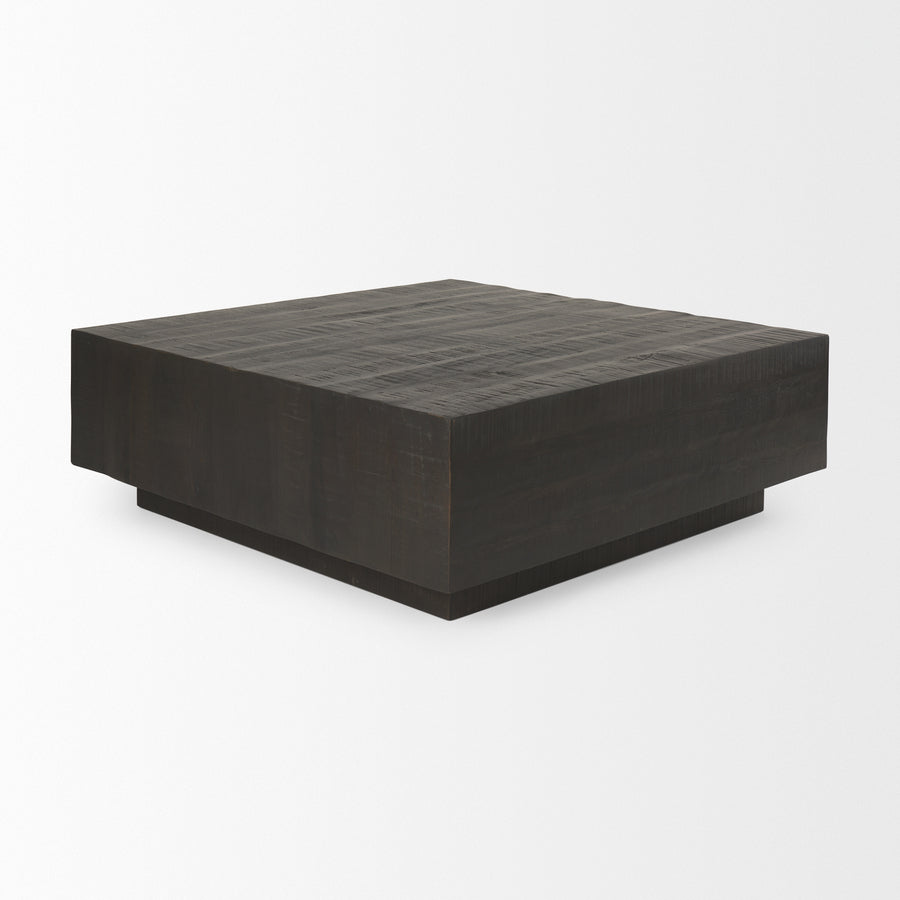 Mercana Hayden Dark / Light Brown Wood Square Coffee Table