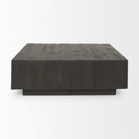 Mercana Hayden Dark / Light Brown Wood Square Coffee Table