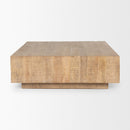 Mercana Hayden Dark / Light Brown Wood Square Coffee Table