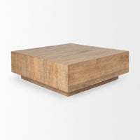Mercana Hayden Dark / Light Brown Wood Square Coffee Table