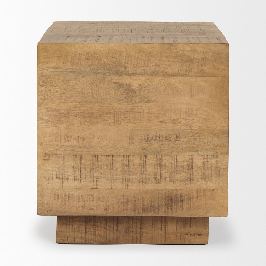 Mercana Hayden Dark / Light Wood End/Side Table