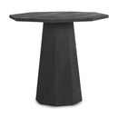 Mercana Maxine Hexagonal Black Wood Foyer Table