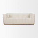 Mercana Ricciardo Cream Boucle 3-Seater Sofa