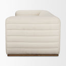 Mercana Ricciardo Cream Boucle 3-Seater Sofa