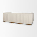 Mercana Ricciardo Cream Boucle 3-Seater Sofa