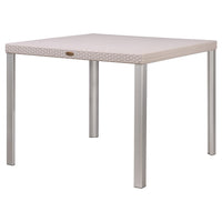 Lagoon Oslo Grey/Black/Brown/White Rattan Dinning Table With Aluminum Tube