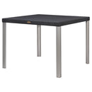 Lagoon Oslo Grey/Black/Brown/White Rattan Dinning Table With Aluminum Tube