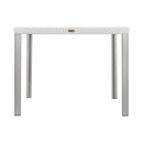 Lagoon Oslo Grey/Black/Brown/White Rattan Dinning Table With Aluminum Tube