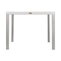 Lagoon Oslo Grey/Black/Brown/White Rattan Dinning Table With Aluminum Tube