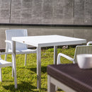 Lagoon Oslo Grey/Black/Brown/White Rattan Dinning Table With Aluminum Tube