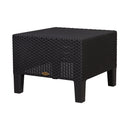 Lagoon Magnolia Grey/Black/Brown/Tan/White Rattan Side Table