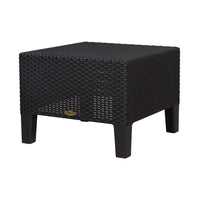 Lagoon Magnolia Grey/Black/Brown/Tan/White Rattan Side Table